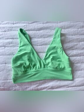 Lululemon Green V-neck Align Bra | Size 12